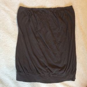 Abercrombie & Fitch brown tube top